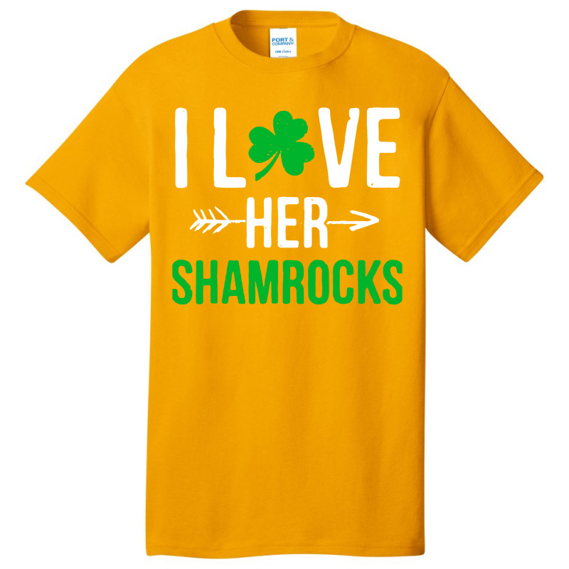 I Love Her Shamrocks Basic T-shirt | Artistshot