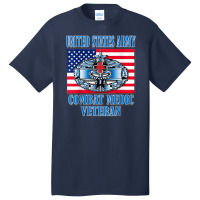 Combat Medic 2nd Award Back Basic T-shirt | Artistshot