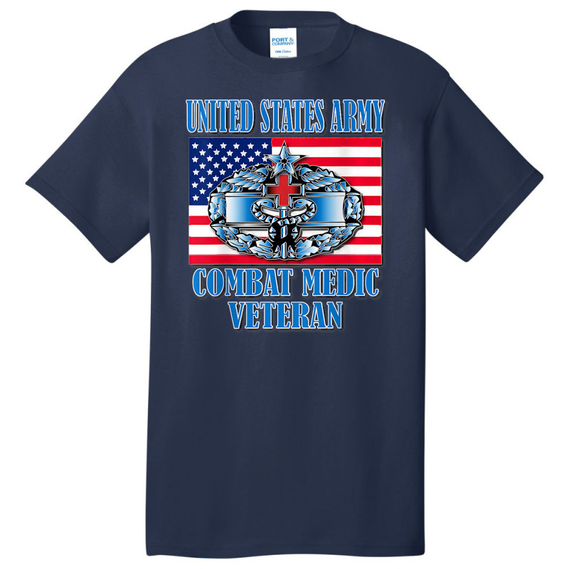 Combat Medic 2nd Award Back Basic T-shirt by AdeArt | Artistshot