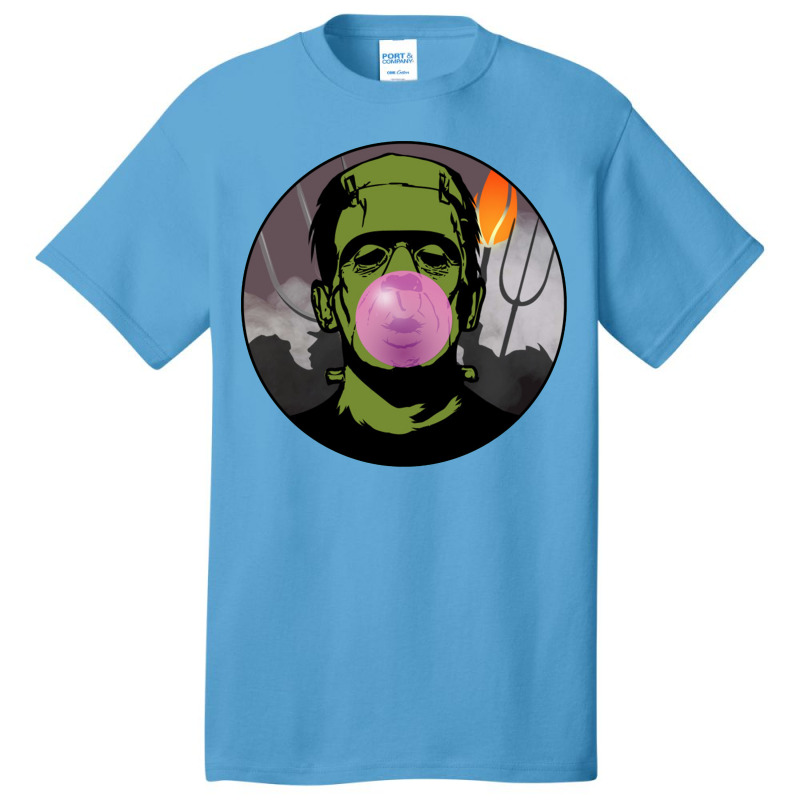 Bubblegum Horror   Frankenstein Basic T-shirt by kumkunari | Artistshot