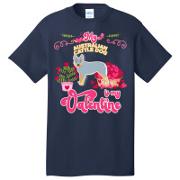 Mom T  Shirt My Australian Cattle Dog Is My Valentine   Dog Lover Gift Basic T-shirt | Artistshot