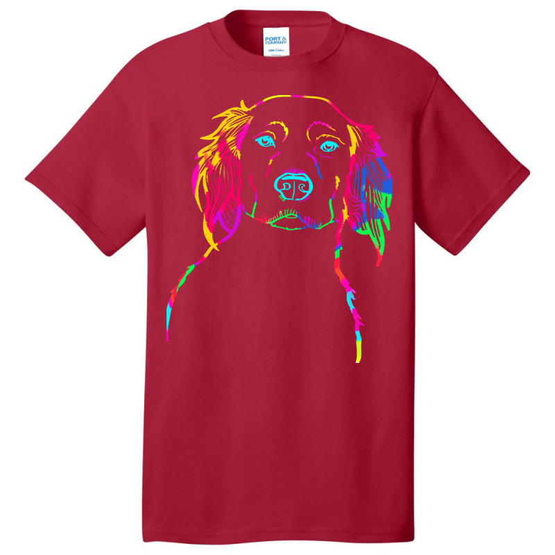 Small Mnsterlander T  Shirt Small Münsterländer Picture Drawing T  S Basic T-shirt | Artistshot