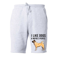 Funny I Like Akita Dogs And Maybe 3 People 2 Fleece Short | Artistshot