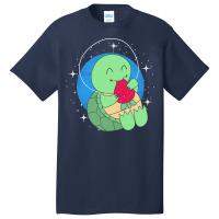 Turtle T  Shirt Space Turtle Strawberry T  Shirt Basic T-shirt | Artistshot