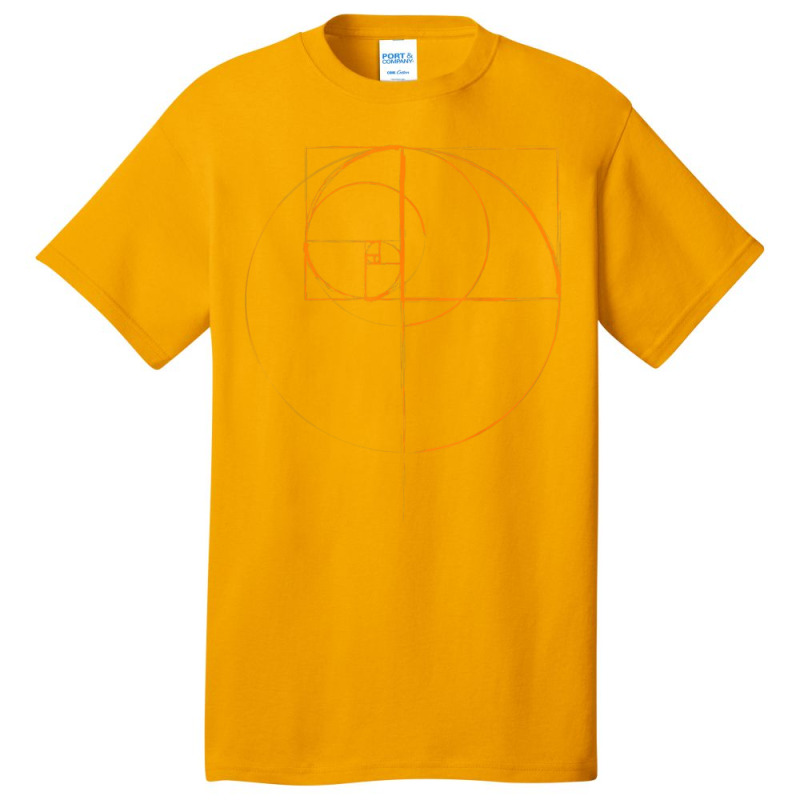 Fibonacci Golden Ratio Circle Basic T-shirt | Artistshot