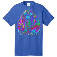 Cocker T  Shirt Colorful Cocker Spaniel Dog T  Shirt Basic T-shirt | Artistshot