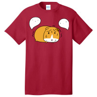 Ghosts And Scared Guinea Pig Basic T-shirt | Artistshot