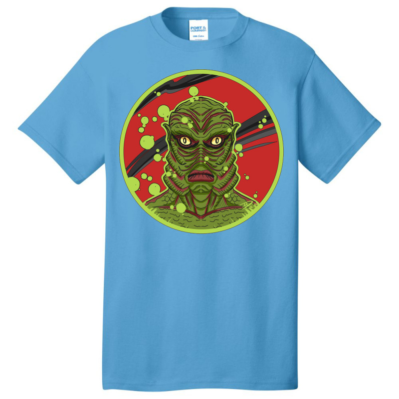 The Missing Link From The Dark Lagoon Basic T-shirt by yangsekura | Artistshot