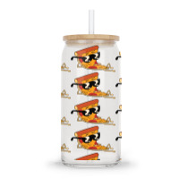 Pizza Steve Cool Cartoon Glass Tumbler | Artistshot