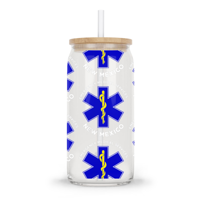 New Mexico Ems Emergency Medical Services Emt Medic Glass Tumbler | Artistshot