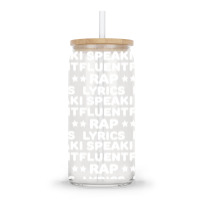 I Speak Fluent Rap Lyrics Glass Tumbler | Artistshot