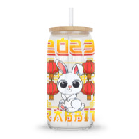 Year Of The Rabbit 2023 Chinese Zodiac Cute Kawaii Bunny Glass Tumbler | Artistshot