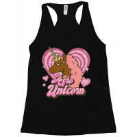 Afro Unicorn Caramel Logo Heart Sparkles V2 Racerback Tank | Artistshot