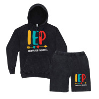 I Encourage Progress Iep 3 Vintage Hoodie And Short Set | Artistshot