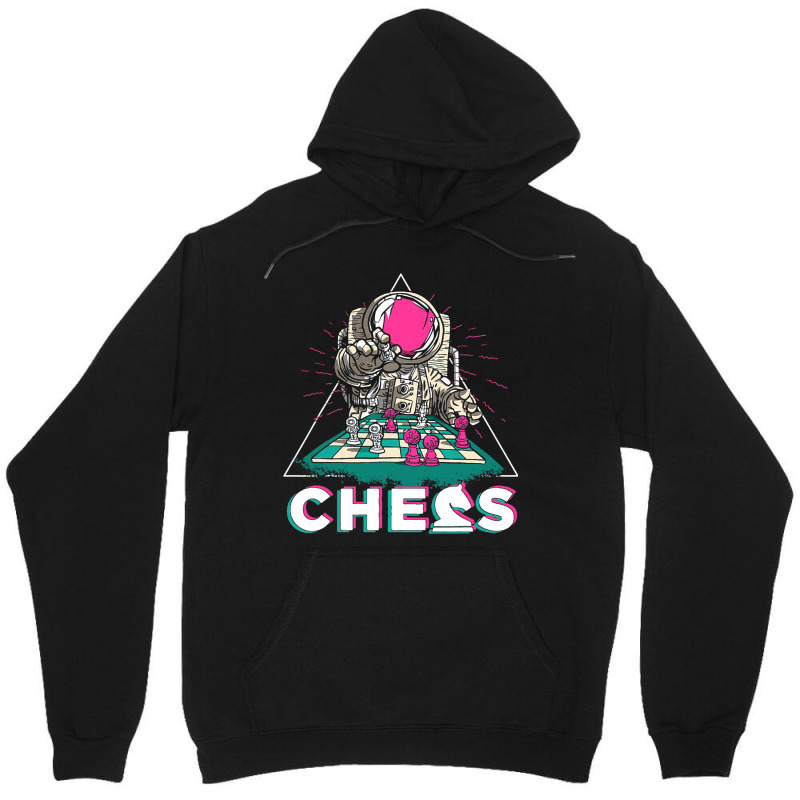 Astronaut Chess Player Checkmate Grandmaster Chess Unisex Hoodie by YarielHaskel | Artistshot