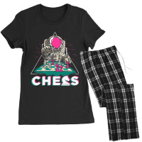 Astronaut Chess Player Checkmate Grandmaster Chess Women's Pajamas Set | Artistshot