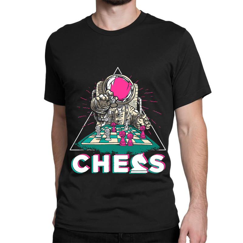 Astronaut Chess Player Checkmate Grandmaster Chess Classic T-shirt by YarielHaskel | Artistshot