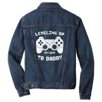 Leveling Up To Daddy 2 Men Denim Jacket | Artistshot