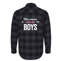 This Mama Loves Her Boys 2 Flannel Shirt | Artistshot
