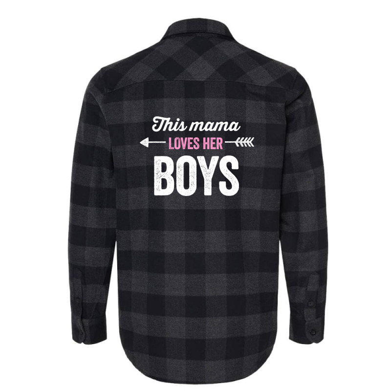 This Mama Loves Her Boys 2 Flannel Shirt | Artistshot