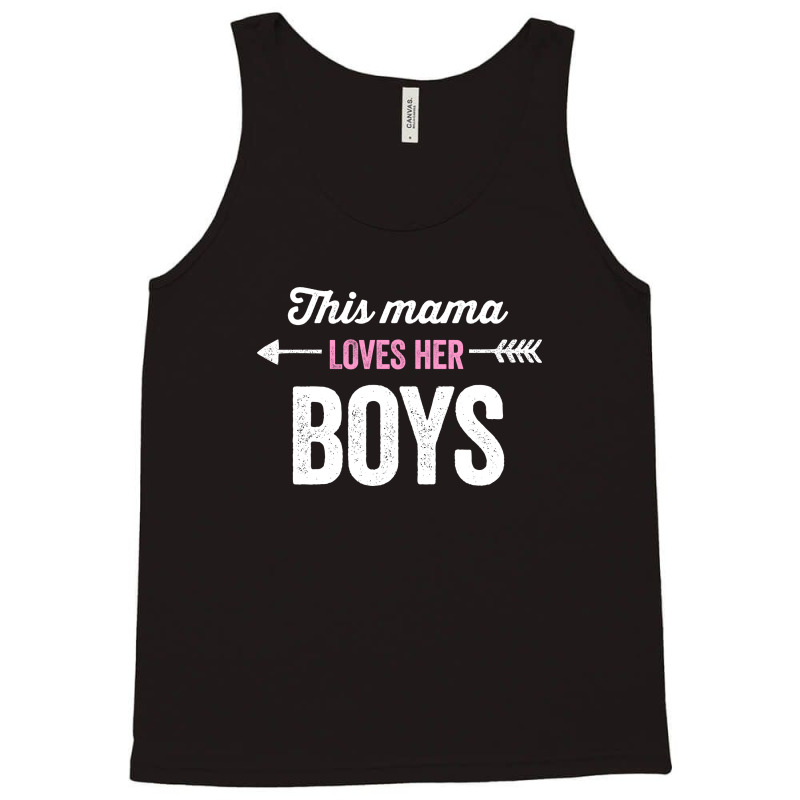 This Mama Loves Her Boys 2 Tank Top | Artistshot