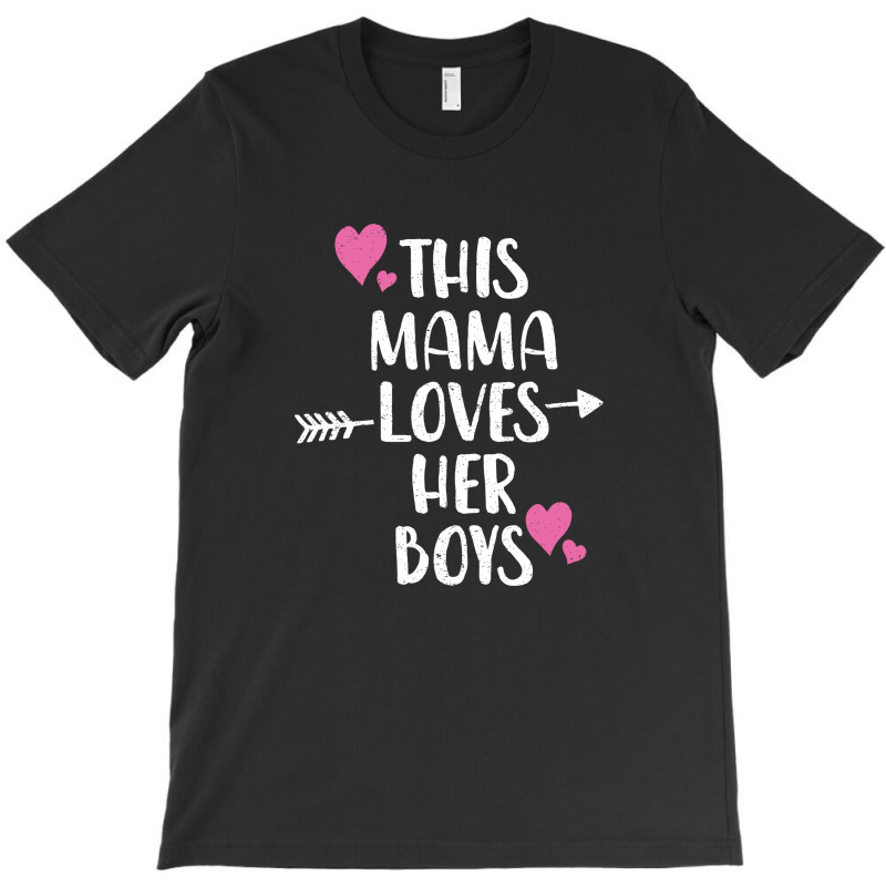 This Mama Loves Her Boys T-shirt | Artistshot