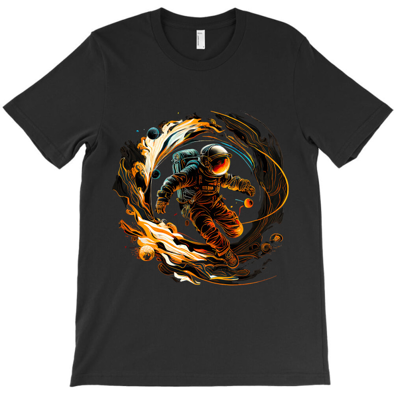 Astronaut Emerging From Portal T-shirt | Artistshot