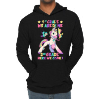 1st Grade We Are Done 2nd Grade Here We Come Back  Lightweight Hoodie | Artistshot