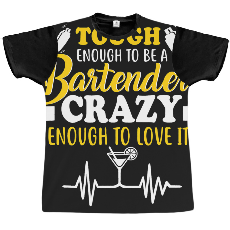 Bartender Crazy Tee Bartenders Gifts For Men Women Graphic T-shirt | Artistshot