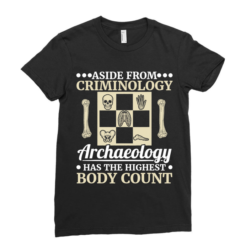 Artifact Archaeologist Fossil Hunter Archaeology 5 Ladies Fitted T-Shirt by ZaidenHendricks | Artistshot