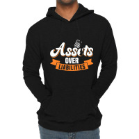 Accountant Assets Over Liabilities Bookkeeper Lightweight Hoodie | Artistshot