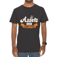 Accountant Assets Over Liabilities Bookkeeper Vintage T-shirt | Artistshot