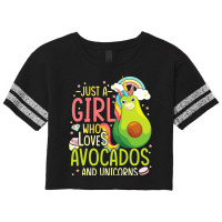 Avocado Women Magical Fantasy Animal Lover Girls U Scorecard Crop Tee | Artistshot