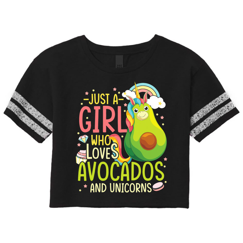 Avocado Women Magical Fantasy Animal Lover Girls U Scorecard Crop Tee by KIMBERLYABDILLA | Artistshot