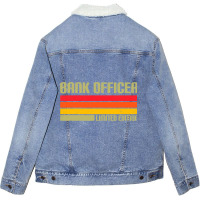 Bank Officer Limited Edition Banker Bank Clerk Fin Unisex Sherpa-lined Denim Jacket | Artistshot