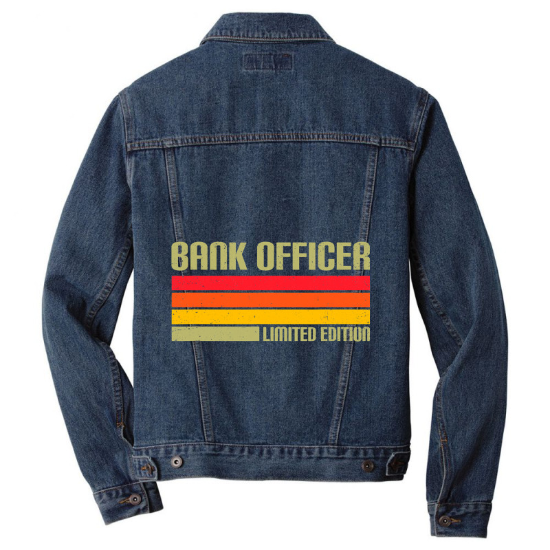 Bank Officer Limited Edition Banker Bank Clerk Fin Men Denim Jacket by Onvibrant | Artistshot