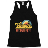 Archaeologist Vintage Sunset Profession Retro Job  Racerback Tank | Artistshot