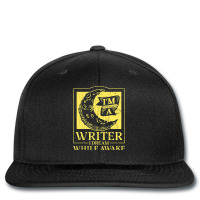 Author Im A Writer I Dream While Awake Printed Hat | Artistshot