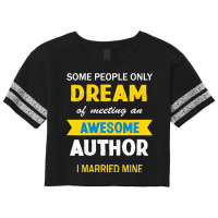 Awesome Author Husband Wife Married Writers Christ Scorecard Crop Tee | Artistshot