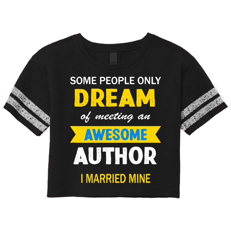 Awesome Author Husband Wife Married Writers Christ Scorecard Crop Tee by GARYYATES | Artistshot