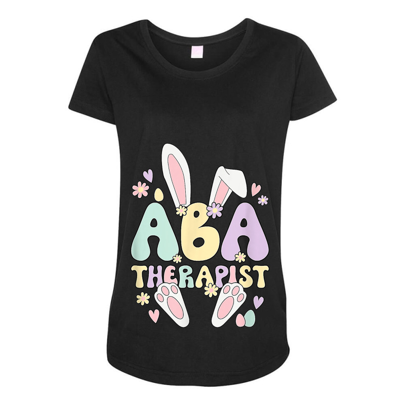 Applied Behavior Analysis Therapist Cute Easter Bu Maternity Scoop Neck T-shirt by LoralieDemars | Artistshot