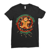 Author Job Gingerbread Funny Xmas Ladies Fitted T-shirt | Artistshot