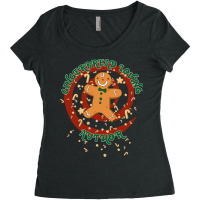 Author Job Gingerbread Funny Xmas Women's Triblend Scoop T-shirt | Artistshot