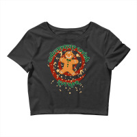 Author Job Gingerbread Funny Xmas Crop Top | Artistshot