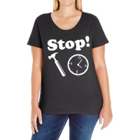 Stop! Hammer Time Funny Ladies Curvy T-shirt | Artistshot