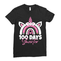 100 Days Smarter Teacher 100th Day Of School Unico Ladies Fitted T-shirt | Artistshot