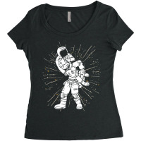 Astronaut Martial Arts Combat Sports For Jiujitsu  Women's Triblend Scoop T-shirt | Artistshot