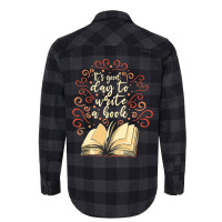 Author Novelist Writing Flannel Shirt | Artistshot