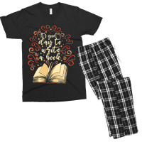 Author Novelist Writing Men's T-shirt Pajama Set | Artistshot