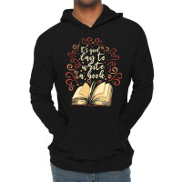 Author Novelist Writing Lightweight Hoodie | Artistshot